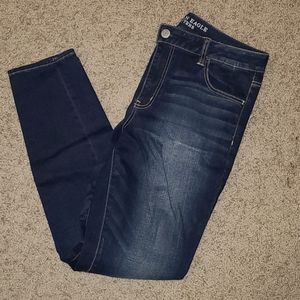 LIKE NEW AE High Rise Stretch Jeggings